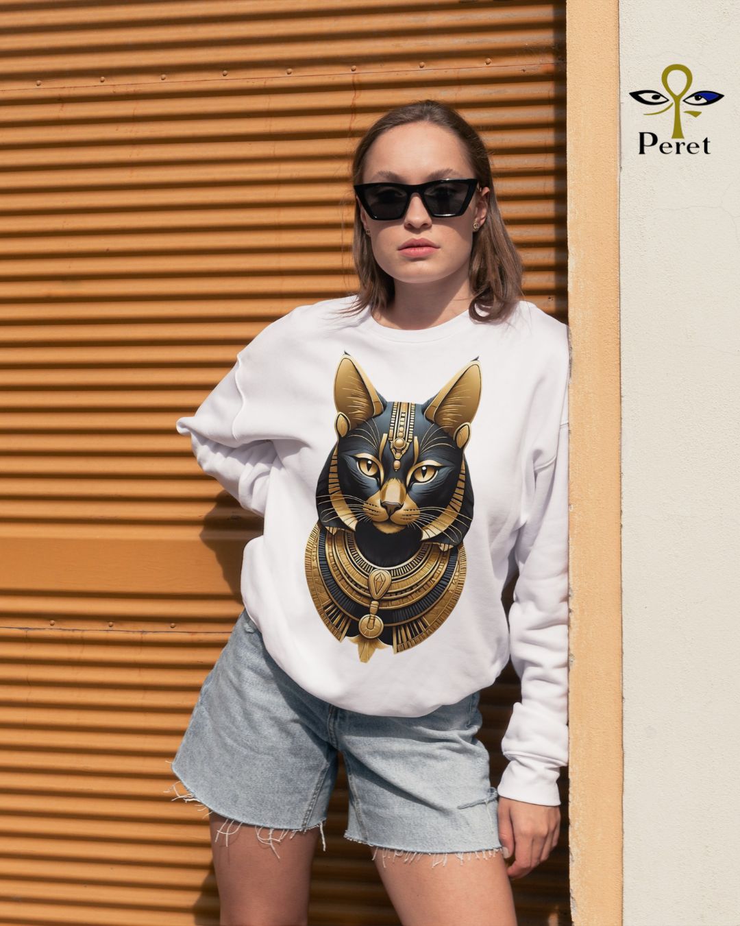 Bastet Godess - Crew neck Sweatshirt