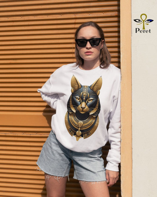 Bastet Godess - Crew neck Sweatshirt