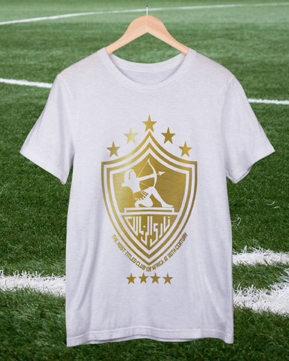 Golden Zamalek - Premium Cotton T-Shirt