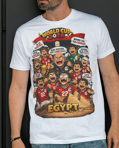 Anime - Egypt World Cup 2026 - Premium Cotton T-Shirt