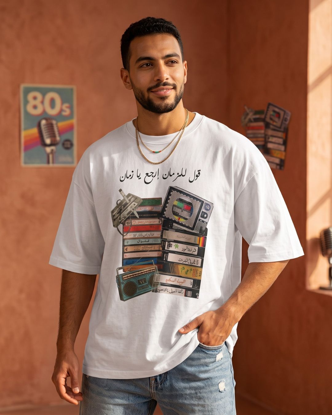 قول للزمان - Premium Cotton T-Shirt