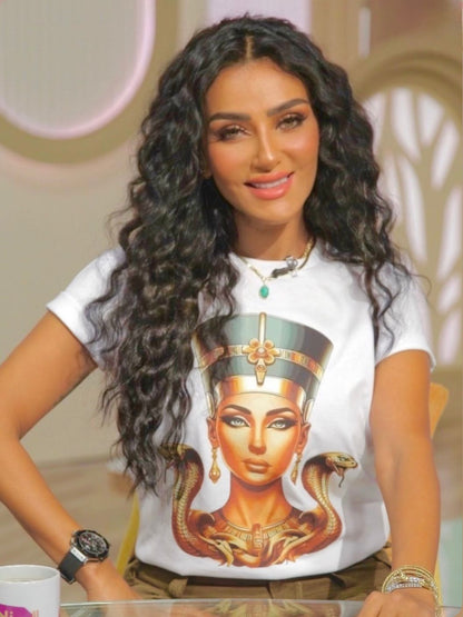Golden Nefertiti - Premium Cotton T-Shirt