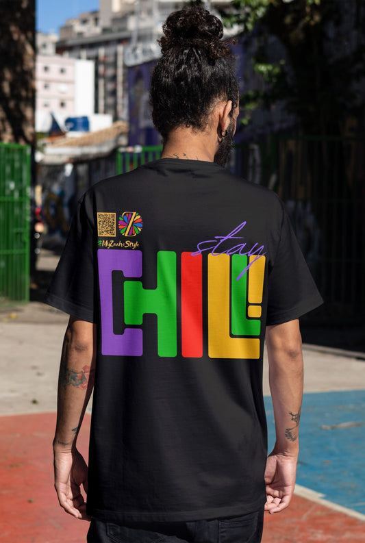 تي شيرت كبير الحجم - Stay Chill 