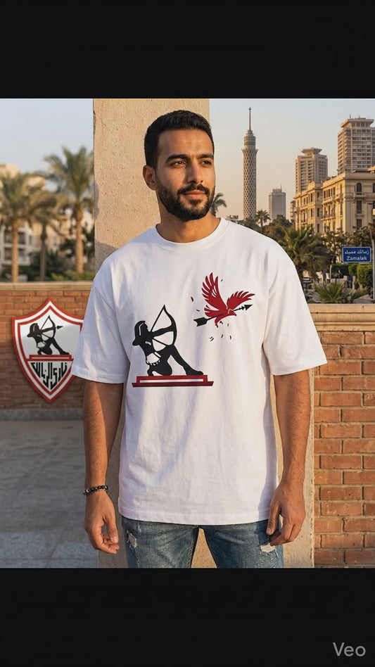 Zamalek Arrow - Premium Cotton T-Shirt