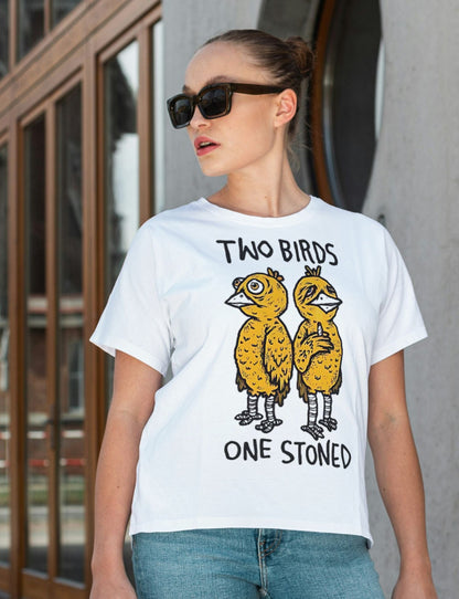 Two Birds One stoned - Oversized T-Shirt